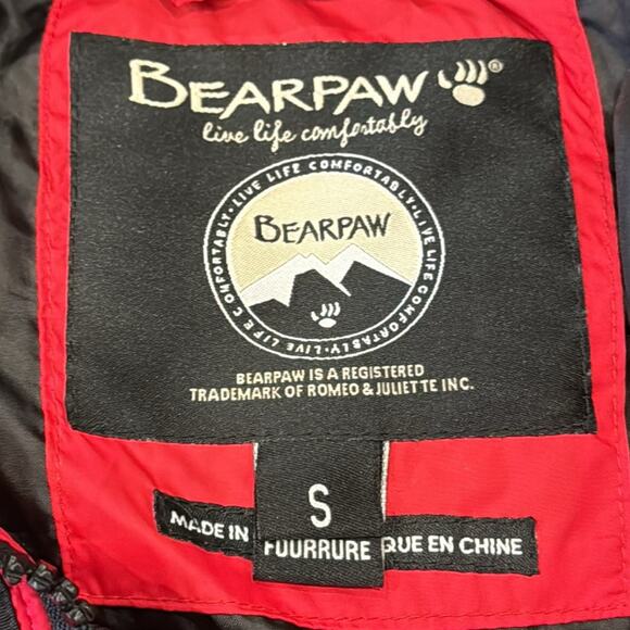 NWOT BearPaw Men's Durham Winter Puffer Coat Red Size S - Picture 12 of 12